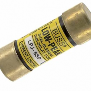BUSSMANN LPJ-6-SP FUSE 600VAC, 6AMP, TIME DELAY